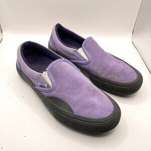 VANS x Lizzie Armanto Lucky‎ Kitty Slip On Shoes Sneakers Womens Size 6 Purple